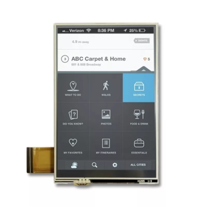 3,5 '' 320x480 Резистивний сенсорний модуль TFT