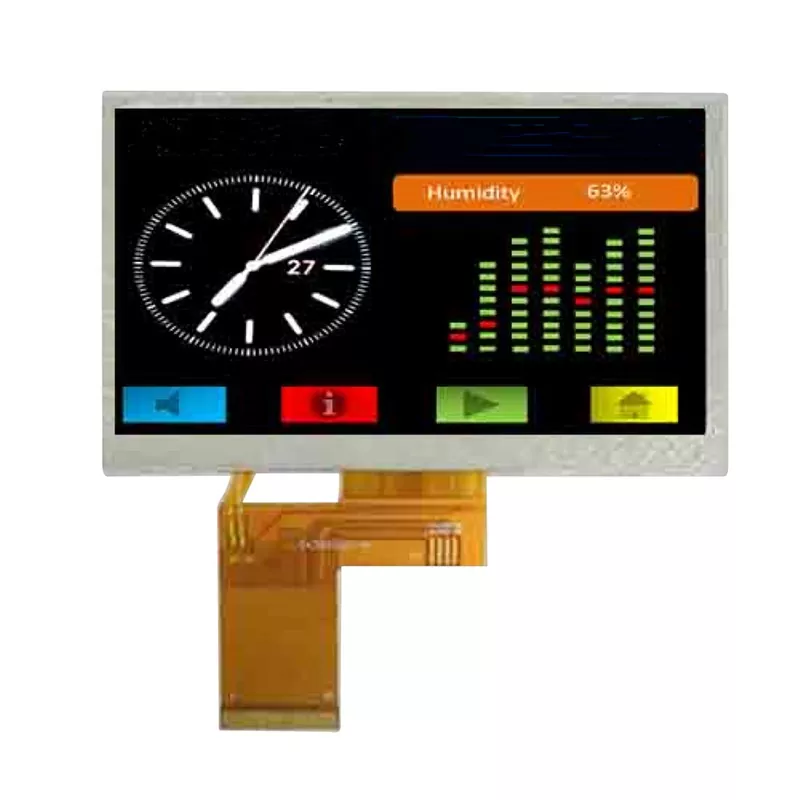 4,3 дюймовий модуль TFT -температури