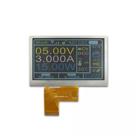 4,3 дюймового модуля WQVGA IPS TFT